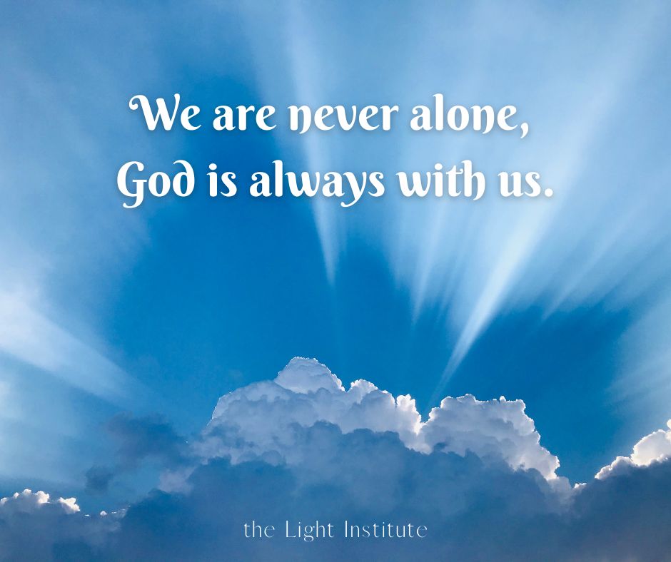 sunrays we are never alone